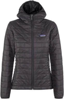 Patagonia Nano Puff Capuchon Jas Dames, Zwart