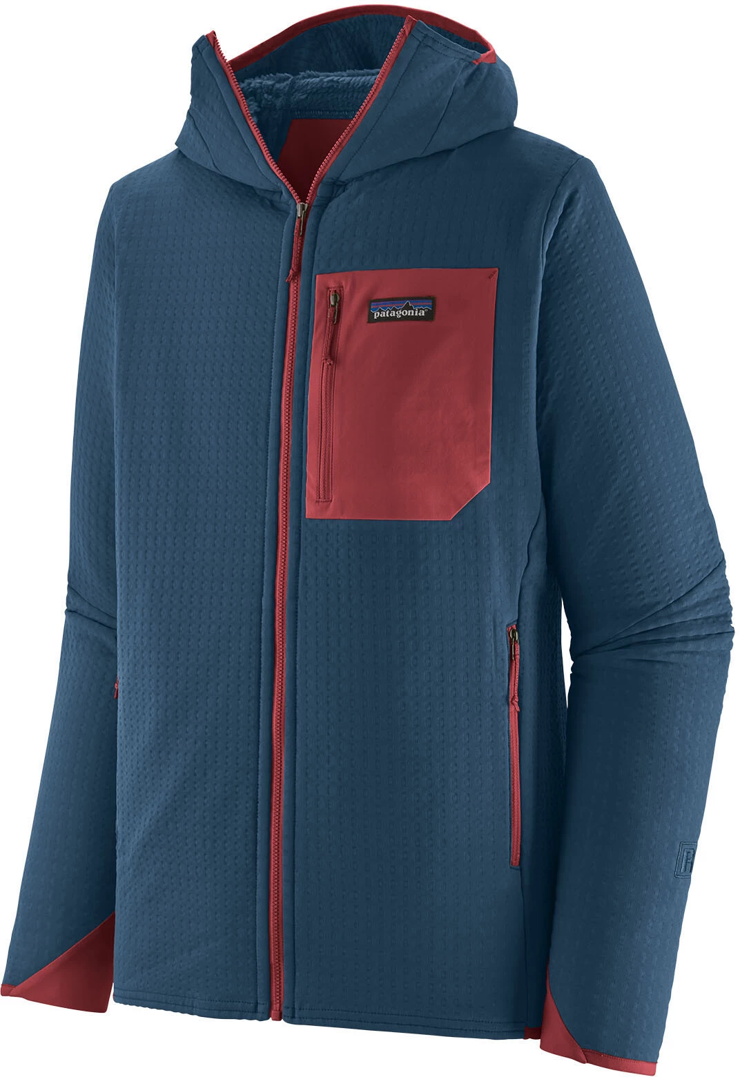 Patagonia R2 TechFace Capuchon Jas Heren, Blauw 3 Patagonia R2 TechFace Capuchon Jas Heren, Blauw
