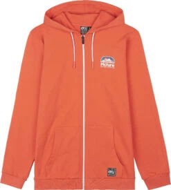 Picture Hamelton Zip Hoodie Heren, Oranje