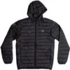 Quiksilver Scaly Hooded Jacket Heren, Zwart 1 Quiksilver Scaly Hooded Jacket Heren, Zwart -Winter Mode Winkel quiksilver scaly hooded jacket men black 1
