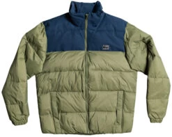 Quiksilver Wolfs Shoulders Td Jas Heren, Olijf/blauw