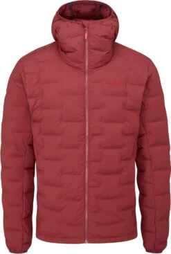 Rab Cubit Stretch Down Hoody Heren, Rood