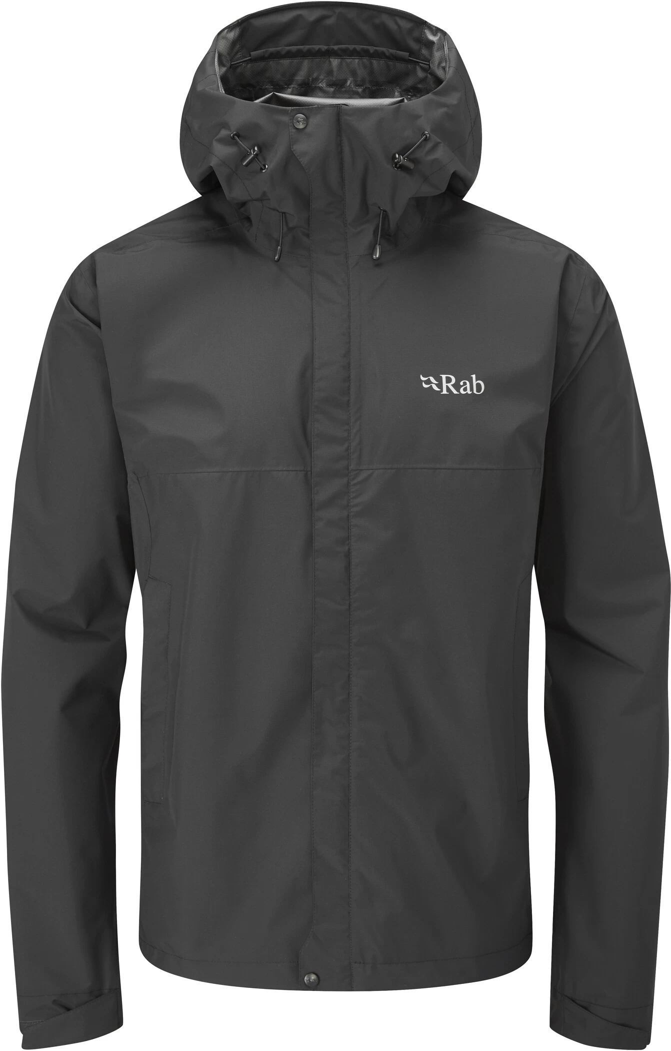 Rab Downpour Eco Jas Heren, Zwart 3 Rab Downpour Eco Jas Heren, Zwart