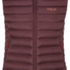 Rab Microlight Vest Women, Rood 2 Rab Microlight Vest Women, Rood -Winter Mode Winkel rab microlight vest women deep heather 1