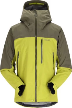 Rab Zanskar GTX Jas Heren, Geel/bruin