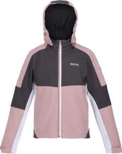 Regatta Acidity VI Jacket Kids, Roze/grijs