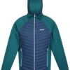 Regatta Andreson VII Hybride Jas Heren, Blauw/groen -Winter Mode Winkel regatta andreson vii hybrid jacket men admiral blue pacific green 1