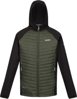 Regatta Andreson VII Hybride Jas Heren, Groen/zwart