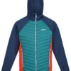 Regatta Andreson VII Hybride Jas Heren, Petrol/blauw -Winter Mode Winkel regatta andreson vii hybrid jacket men pacific green admiral blue 1