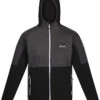 Regatta Attare Jas Heren, Zwart/grijs -Winter Mode Winkel regatta attare jacket men black dark grey 1