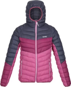 Regatta Harrock Jas Dames, Roze/grijs