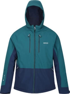 Regatta Highton Stretch III Gewatteerde Jas Heren, Blauw/petrol