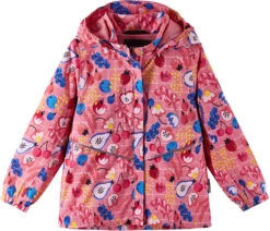 Reima Lammala Reimatec Jacket Kids, Roze/bont