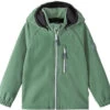 Reima Vantti Softshell Jas Kinderen, Groen 2 Reima Vantti Softshell Jas Kinderen, Groen -Winter Mode Winkel reima vantti softshell jacket kids green clay 1