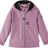 Reima Vantti Softshell Jas Kinderen, Roze -Winter Mode Winkel reima vantti softshell jacket kids grey pink 1