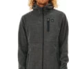 Rip Curl Anti Series Departed Zip Thru Jas Heren, Grijs -Winter Mode Winkel rip curl anti series departed zip thru jacket men charcoal marle 1