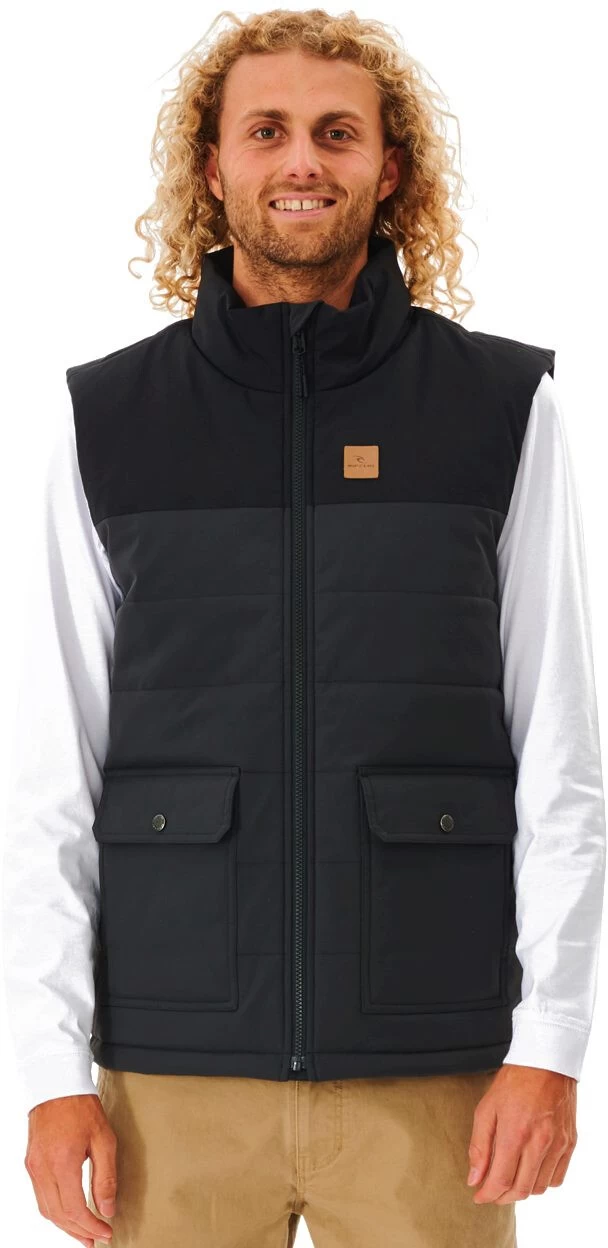 Rip Curl Anti Series Ridge Vest Heren, Grijs/zwart 3 Rip Curl Anti Series Ridge Vest Heren, Grijs/zwart