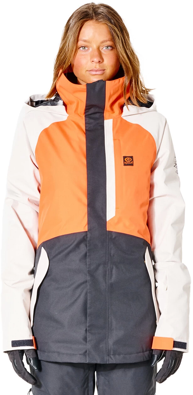 Rip Curl Sundry Sneeuwjack Dames, Wit/oranje 3 Rip Curl Sundry Sneeuwjack Dames, Wit/oranje