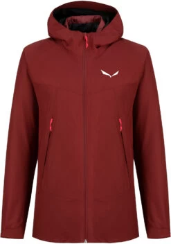 SALEWA Fanes Powertex 2L Convertible Jas Dames, Rood