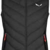 SALEWA Fanes Sarner RDS Hybride Hooded Vest Dames, Zwart 1 SALEWA Fanes Sarner RDS Hybride Hooded Vest Dames, Zwart -Winter Mode Winkel salewa fanes sarner rds hybrid hooded vest women black out 1