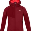 SALEWA Ortles Hybrid Tirol Wool Jas Kinderen, Rood -Winter Mode Winkel salewa ortles hybrid tirol wool jacket kids syrah 1