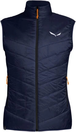 SALEWA Ortles Hybrid Tirol Wool Vest Heren, Blauw