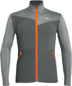 SALEWA Puez Hybrid Polarlite Hoodie Met Rits Heren, Grijs