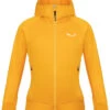 SALEWA Puez Polarlite Hooded Jacket Kinderen, Geel -Winter Mode Winkel salewa puez polarlite hooded jacket kids gold 1