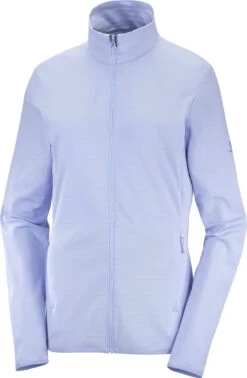 Salomon Outrack Midlayer Jas Met Volledige Rits Dames, Blauw