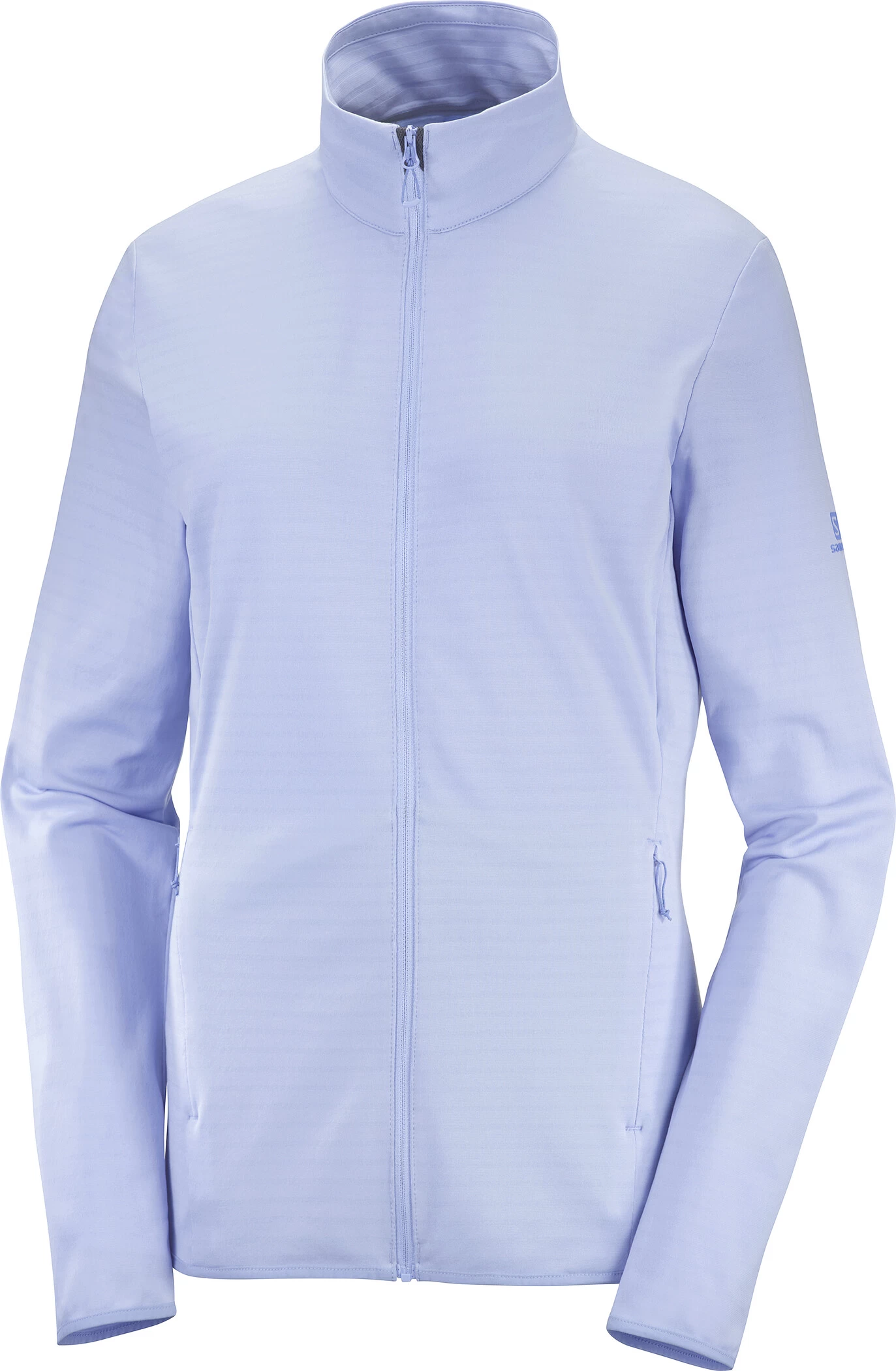Salomon Outrack Midlayer Jas Met Volledige Rits Dames, Blauw 3 Salomon Outrack Midlayer Jas Met Volledige Rits Dames, Blauw