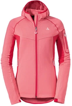 Schöffel Hydalen Fleece Hoody Women, Roze