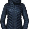 Schöffel Lodner Donsjack Dames, Blauw -Winter Mode Winkel schoeffel lodner down jacket women navy blazer 1
