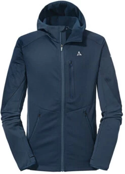 Schöffel Lodron Fleece Hoody Heren, Blauw