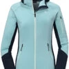 Schöffel Lodron Fleece Hoody Dames, Blauw -Winter Mode Winkel schoeffel lodron fleece hoody women cole blue 1