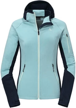 Schöffel Lodron Fleece Hoody Dames, Blauw