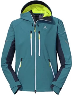 Sch&ouml;ffel Matrei Softshell Jas Heren, Petrol/blauw