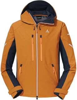 Sch&ouml;ffel Matrei Softshell Jas Heren, Bruin/blauw