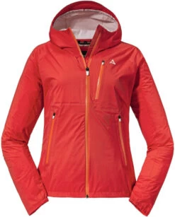 Sch&ouml;ffel Tegelberg 2,5l Jas Dames, Rood