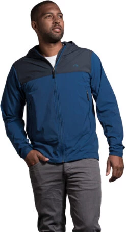 Tatonka Lajus Capuchon Jas Heren, Blauw