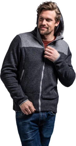 Tatonka Lakho Capuchon Jas Heren, Groen/grijs