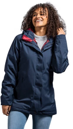 Tatonka Stir Hooded Jacket Dames, Blauw