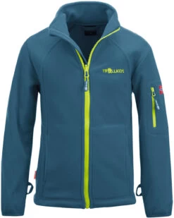 TROLLKIDS Arendal Pro Jas Kinderen, Petrol