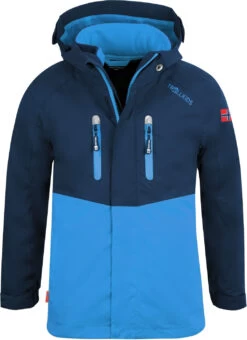 TROLLKIDS Bryggen 3-in-1 Jas Kinderen, Blauw