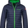 TROLLKIDS Eikefjord Jas Kinderen, Blauw -Winter Mode Winkel trollkids eikefjord jacket kids navy bright green 1