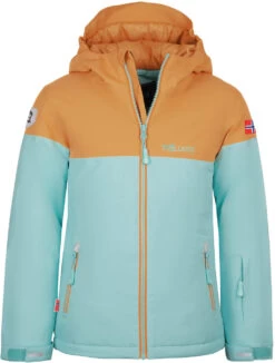 TROLLKIDS Hallingdal Jas Meisjes, Blauw/geel