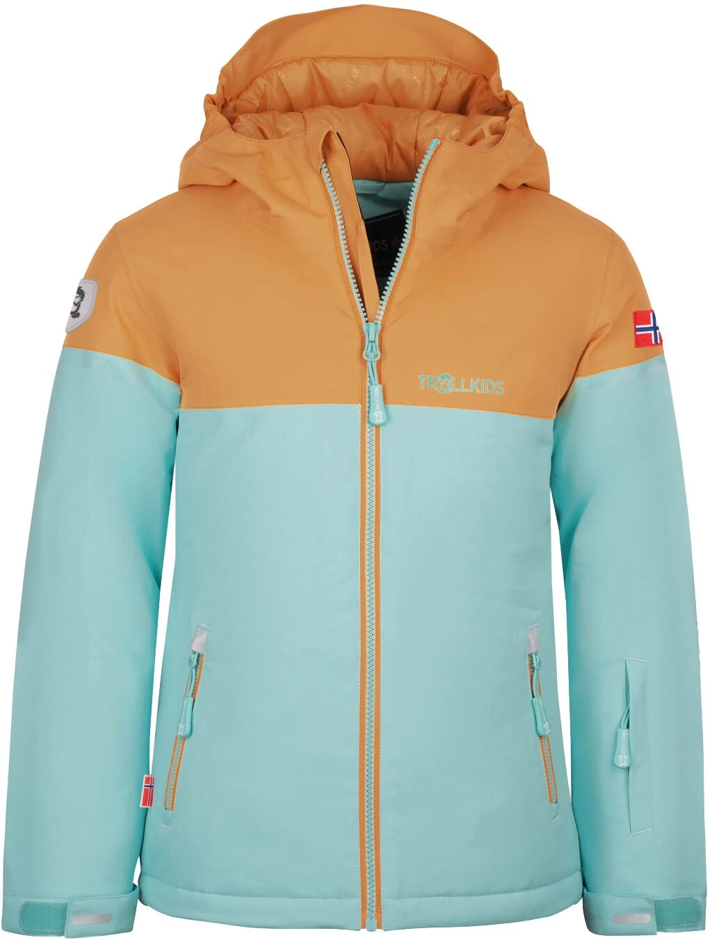 TROLLKIDS Hallingdal Jas Meisjes, Blauw/geel 3 TROLLKIDS Hallingdal Jas Meisjes, Blauw/geel