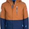 TROLLKIDS Hallingdal Jas Kinderen, Bruin/blauw -Winter Mode Winkel trollkids hallingdal jacket kids bronze navy 1
