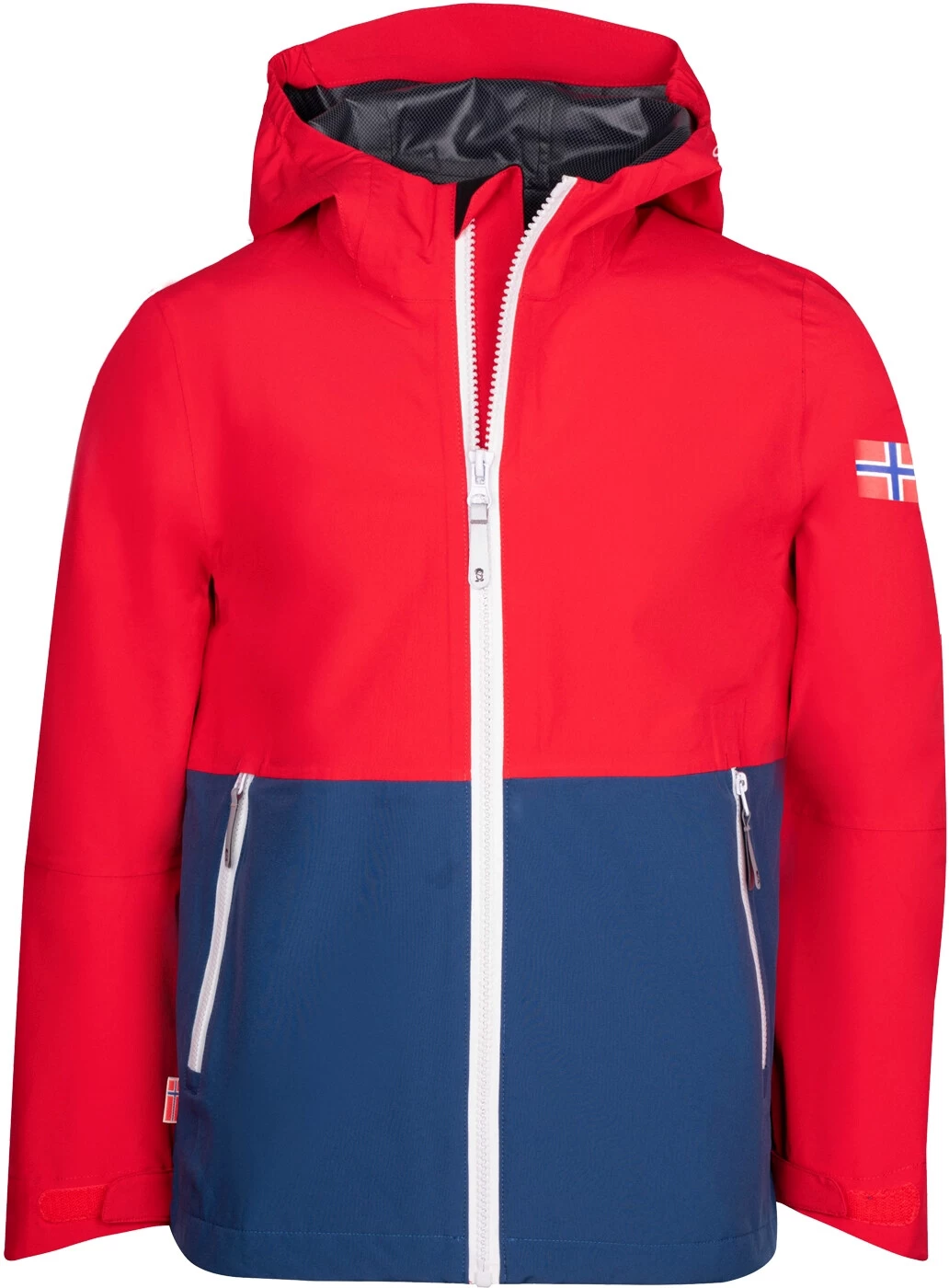 TROLLKIDS Haugesund Jas Kinderen, Rood/blauw 3 TROLLKIDS Haugesund Jas Kinderen, Rood/blauw