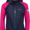 TROLLKIDS Haugesund Jas Kinderen, Blauw/roze 2 TROLLKIDS Haugesund Jas Kinderen, Blauw/roze -Winter Mode Winkel trollkids haugesund jacket kids navy magenta 1