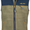 TROLLKIDS Hemsedal Vest Kinderen, Groen/blauw -Winter Mode Winkel trollkids hemsedal vest kids moss mystic blue golden yellow 1